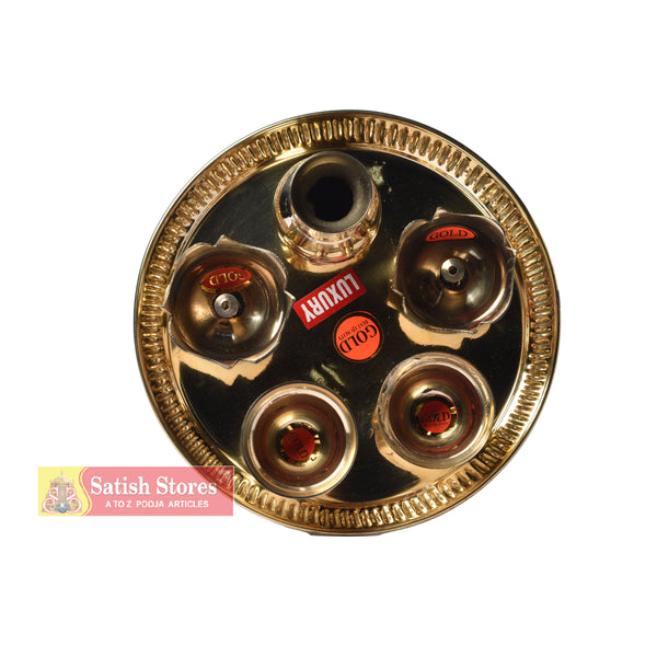 BRASS POOJA SET 9-MAC