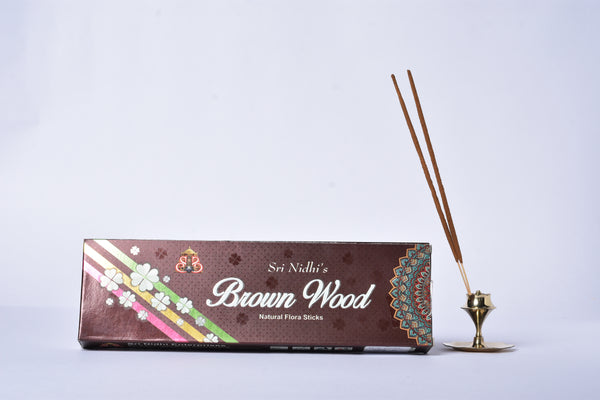 BROWN WOOD AGARBATHI 100GM