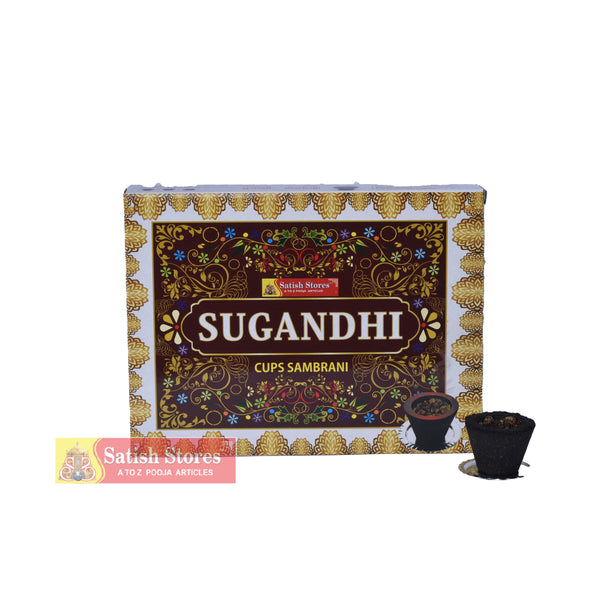 SUGANDHI SAMBRANI DHOOP CUPS